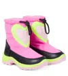 Stella Mccartney Colorblocked Snow Boots In Multi