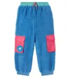 Stella Mccartney Colorblocked Sweatpants In Blue
