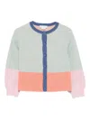 Stella Mccartney Colour-block Bird-detail Cardigan In Multi