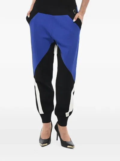 Stella Mccartney Colour-block Elasticated Track Pants In Black