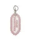 Stella Mccartney Come Together Mesh Charm In Burgundy