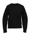 Stella Mccartney Compact-knit Jumper In Black
