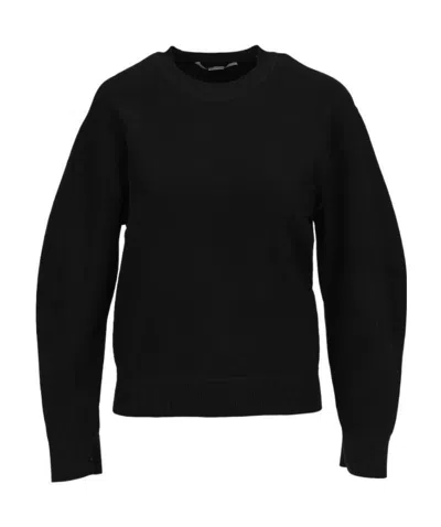 Stella Mccartney Compact-knit Jumper In Black