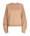 Stella Mccartney Compact-knit Jumper In Nude