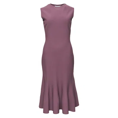 Stella Mccartney Sleeveless Compact Knit Fit-and-flare Dress In Animal Print