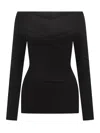 Stella Mccartney Compact Knit Top In Black
