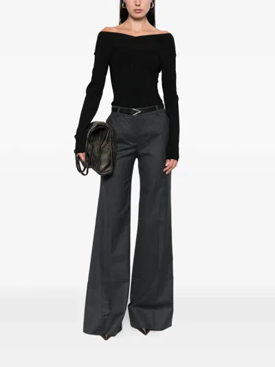 Stella Mccartney Compact Knit Top In Black