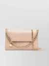 Stella Mccartney Compact Wallet Crossbody Bag In Beige