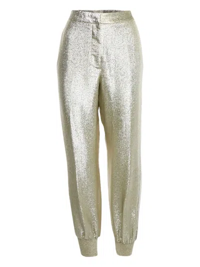 Pre-owned Stella Mccartney Concealed-closure Trousers In Gold