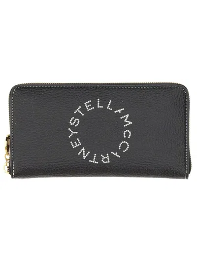 Stella Mccartney Continental Portfolio In Black