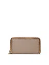 STELLA MCCARTNEY CONTINENTAL WALLET IN BEIGE POLYESTER