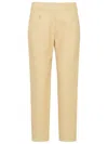 STELLA MCCARTNEY CONTRAST STITCHED CROPPED TROUSERS