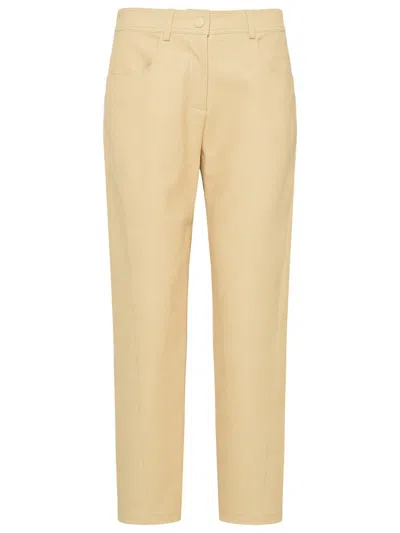 STELLA MCCARTNEY CONTRAST STITCHED CROPPED TROUSERS
