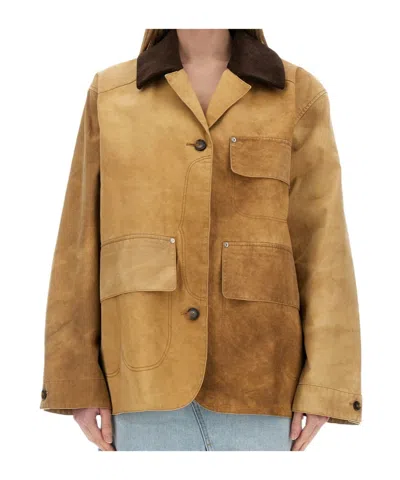 STELLA MCCARTNEY STELLA MCCARTNEY CORDUROY COLLAR AGED JACKET