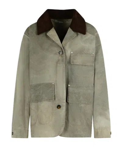 STELLA MCCARTNEY STELLA MCCARTNEY CORDUROY COLLAR AGED JACKET