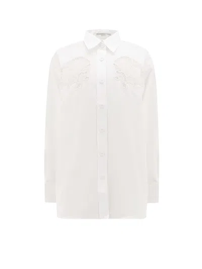 Stella Mccartney Cornelli Shirt In Bianco