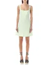 Stella Mccartney Mini Corset Dress In Light Mint