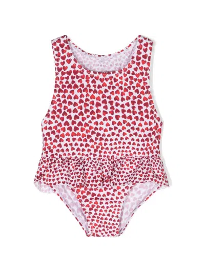 Stella Mccartney Babies' Costume Con Stampa In Red