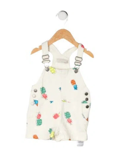 Pre-owned Stella Mccartney Babies' Cotton All Over Print Overalls In Neutral