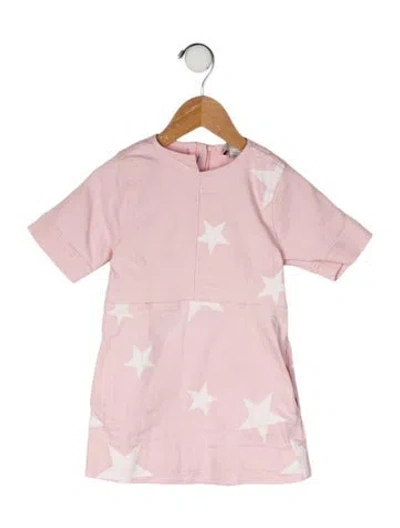 Pre-owned Stella Mccartney Babies' Cotton All Over Print Short Sleeve Dress In Multi