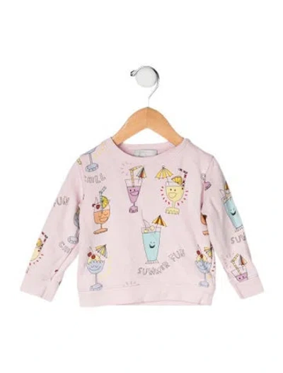 Pre-owned Stella Mccartney Babies' Cotton All Over Print Top In Pink