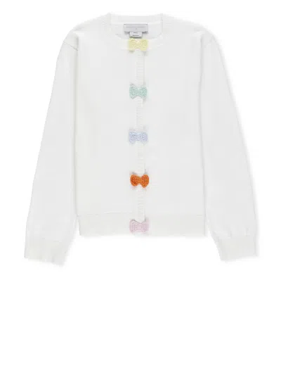 Stella Mccartney Kids' Cotton Cardigan In White