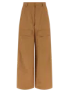 Stella Mccartney Cotton Cargo Cargo Pants In Brown