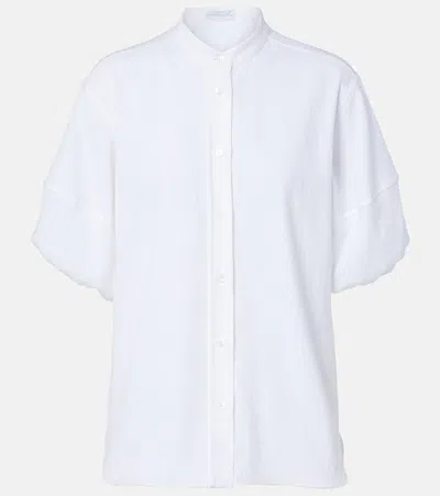 Stella Mccartney Cotton Crêpon Shirt In White