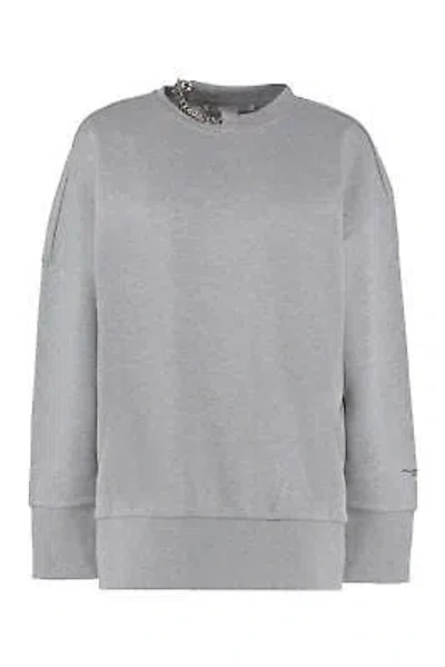 Pre-owned Stella Mccartney Cotton Crew-neck Sweatshirt In Gray