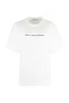 Stella Mccartney Cotton Crew-neck T-shirt In White