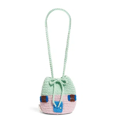 Stella Mccartney Kids' Cotton Crochet Bucket Bag