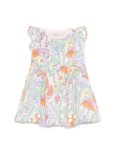 Stella Mccartney Cotton Dress In Multicolor