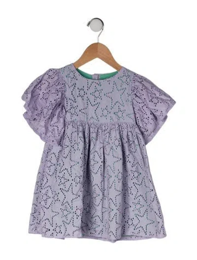 Pre-owned Stella Mccartney Babies' Cotton Dress In Purple