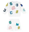 Stella Mccartney Cotton Fleece Tracksuit In White