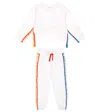 Stella Mccartney Organic Cotton Fleece Tracksuit In White