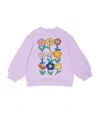 Stella Mccartney Printed Cotton Jersey Sweatshirt In Purple