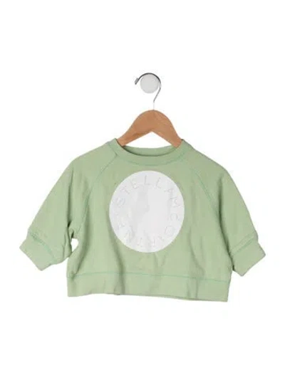 Pre-owned Stella Mccartney Babies' Cotton Graphic Print Sweatshirt In Green