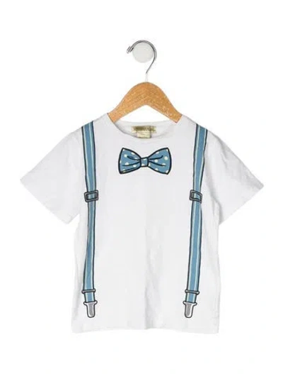 Pre-owned Stella Mccartney Babies' Cotton Graphic Print T Shirt In White