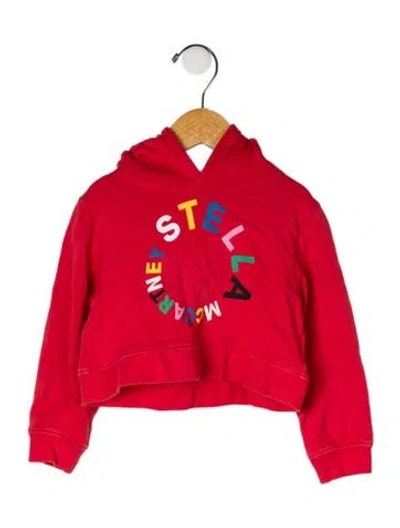 Pre-owned Stella Mccartney Babies' Cotton Hooded Sweatshirt In Red