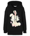 Stella Mccartney Lunar New Year Rabbit Motif Hoodie In Black