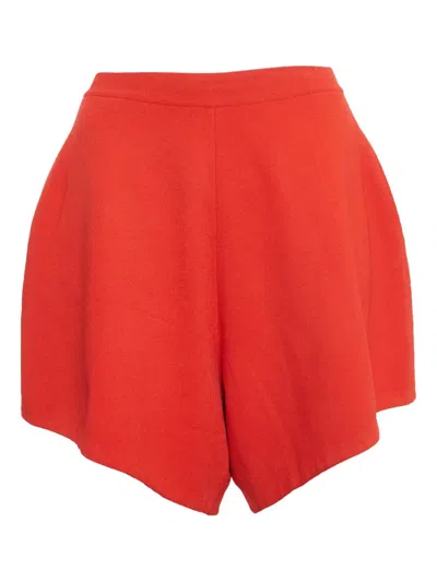 Pre-owned Stella Mccartney Cotton Jersey Shorts In Red