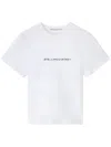 Stella Mccartney Stella Mc Cartney White Crew Neck T Shirt With Logo In White