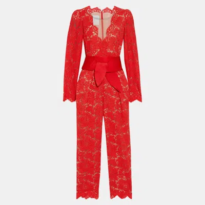 Pre-owned Stella Mccartney Cotton Jumpsuit It 38 In Red