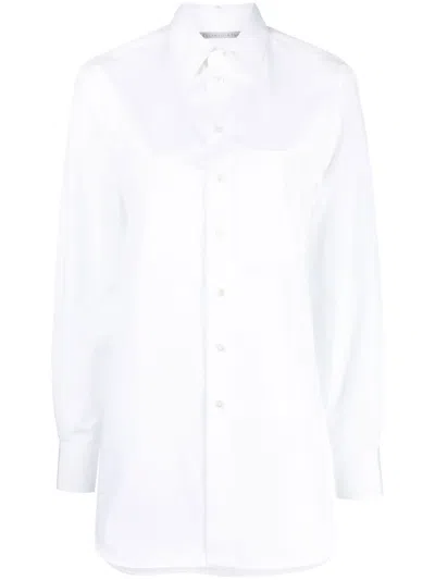 Stella Mccartney Cotton Long-sleeve Shirt In White