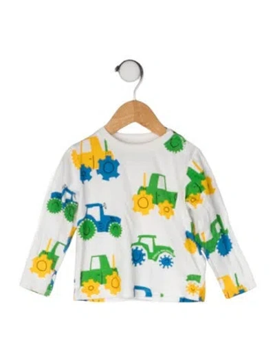 Pre-owned Stella Mccartney Babies' Cotton Long Sleeve T Shirt In White