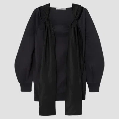 Pre-owned Stella Mccartney Cotton Long Sleeved Top 36 In Black