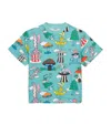 Stella Mccartney Illustration-print T-shirt In Blue
