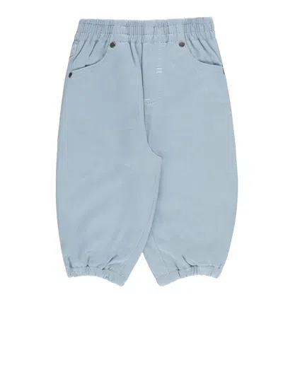 Stella Mccartney Babies' Cotton Pants In Blue