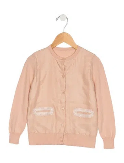 Pre-owned Stella Mccartney Babies' Cotton Pink Patterned Casual Cardigan With Button Closure