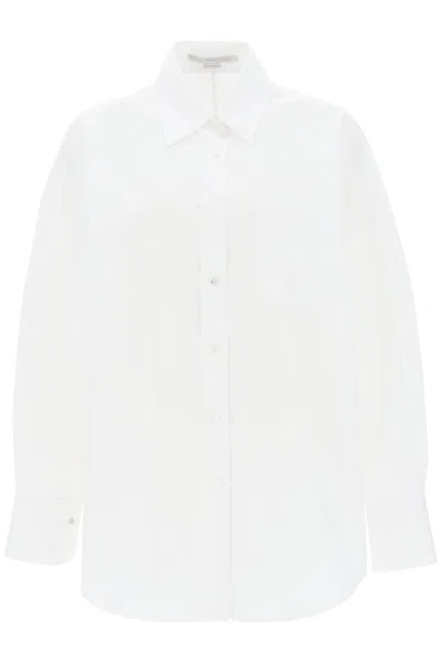 Stella Mccartney Cotton Poplin Shirt In Pure White (white)